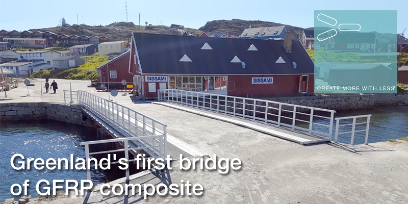 Greenland's first bridge of GFRP composites [تصویر] 